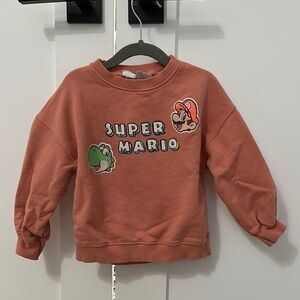 Zara Super Mario Kids Sweatshirt - Red